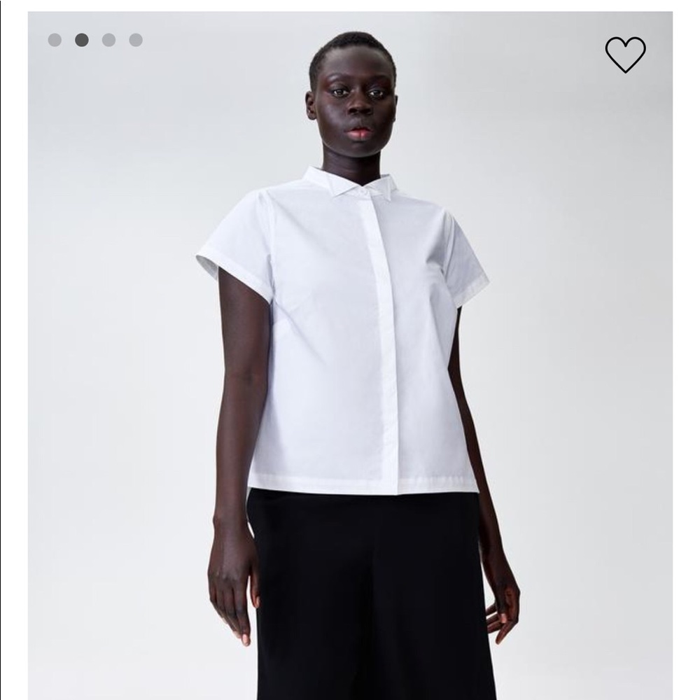 Universal Standard Aster Tuxedo Collar Shirt